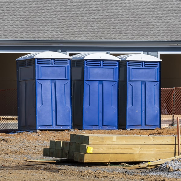 how can i report damages or issues with the porta potties during my rental period in Canadys SC